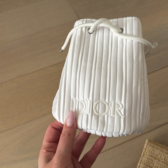 Dior Handbags - Dior White Cosmetic Bag